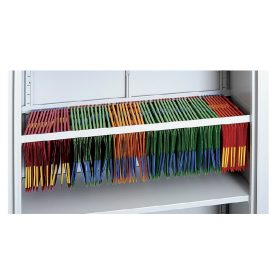   Fix függőmappa tartó keret szárnyasajtós fém irattároló szekrényhez, 1000mmx460mm, Szürke