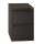 Függőmappa tartó fém fiókos tároló, 2 fiókos, 700mmx400mmx620mm, Fekete/fekete színben